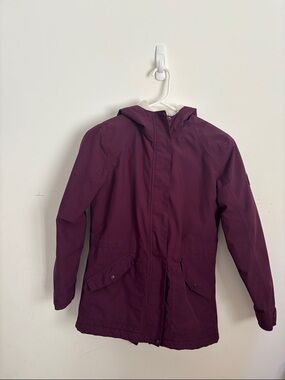 Mckinley Kids Hooded Ski Jacket in Plum